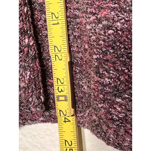 J. Jill Womens S Marbled Knit V-Neck Cardigan Sweater  Single  Button Closure - Picture 9 of 10